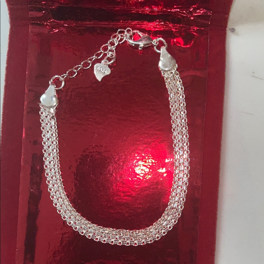 Elegant Sterling Silver Bracelet